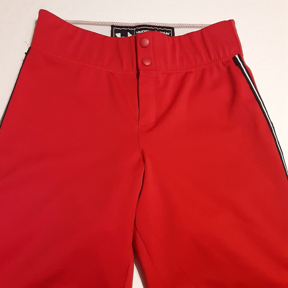 NOS Under Armour Women's RBI Low Rise Red Softball Pants USP513W Size S